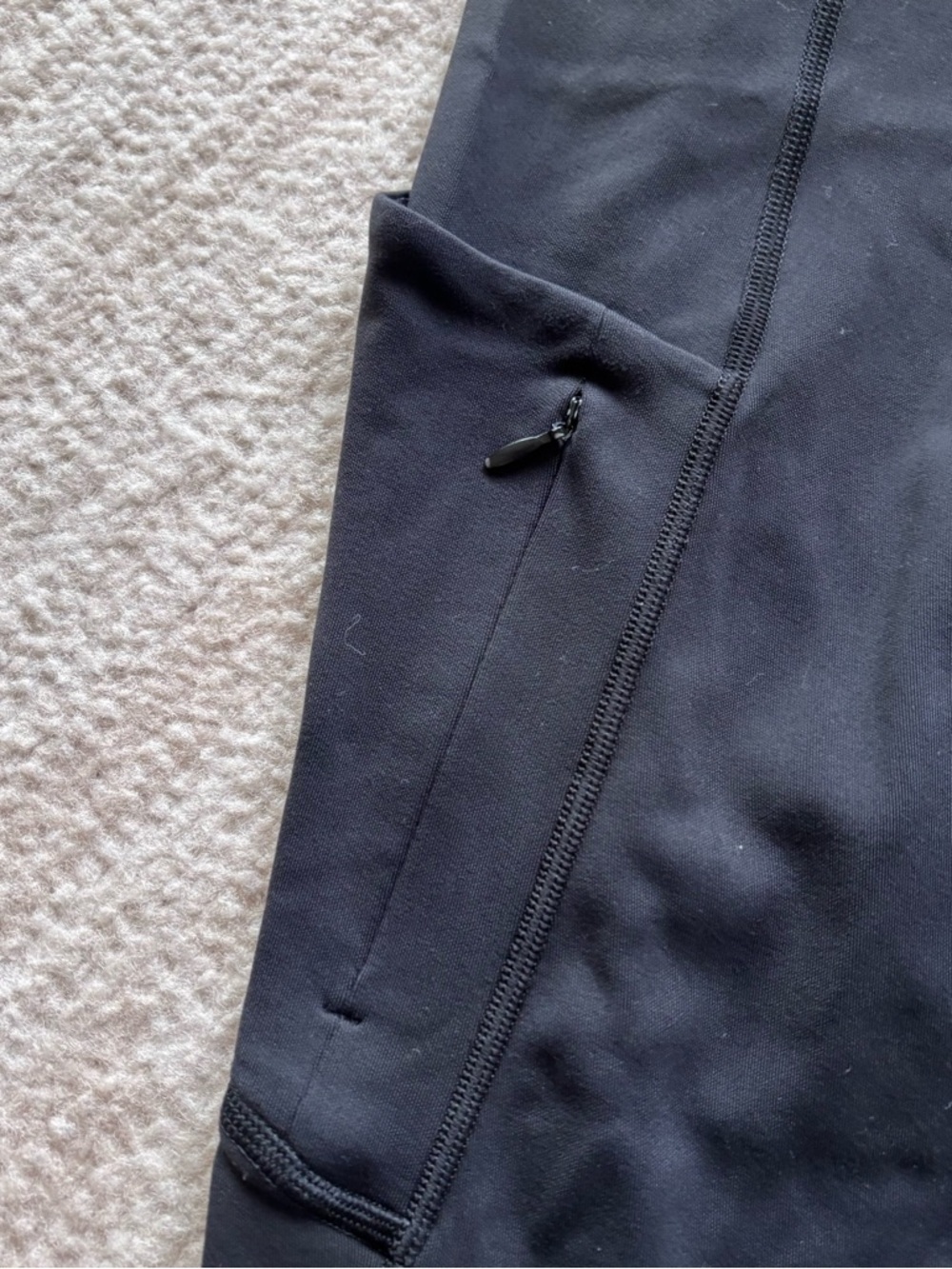 Athleta Black High-Rise Pocket Cropped Leggings Small - Picture 3 of 12